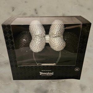 DISNEY 60TH ANNIVERSARY MINNIE MOUSE EARS SWAROVSKI ARRIBAS CRYSTAL HEADBAND